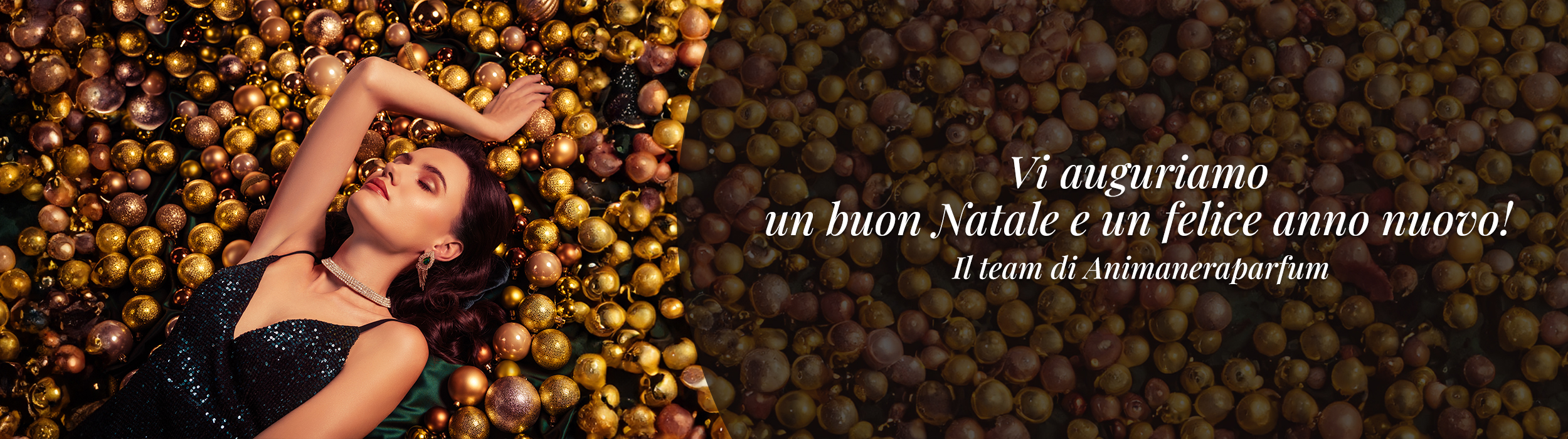 Vi auguriamo un buon Natale e un felice anno nuovo! Il team di Animaneraparfum