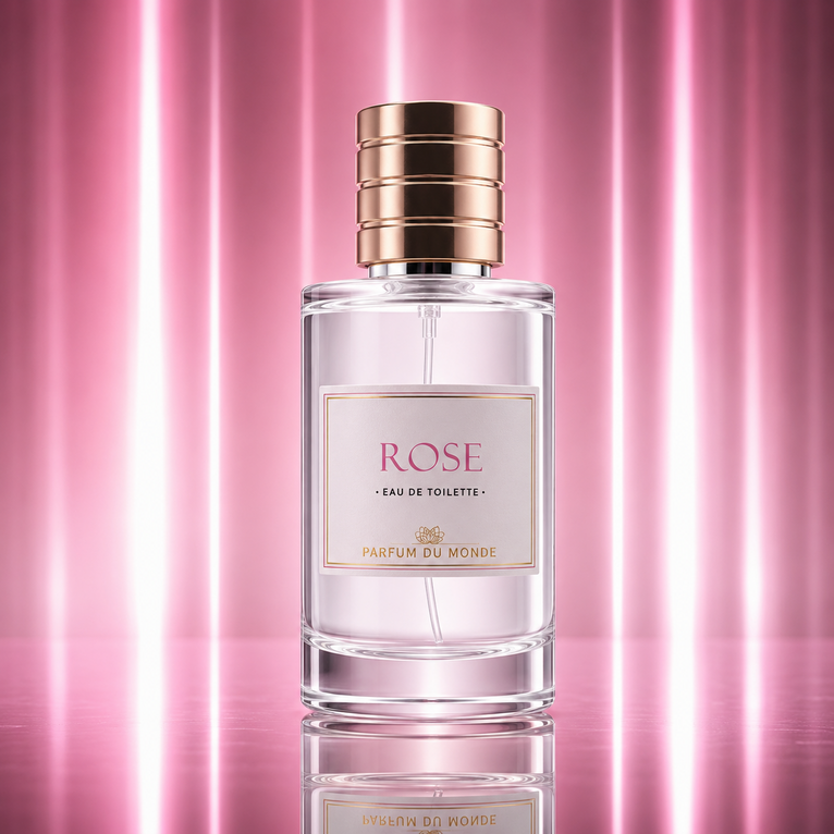 parfum du monde rose - eau de toilette - ispirato a rose musk (montale) 100 ml