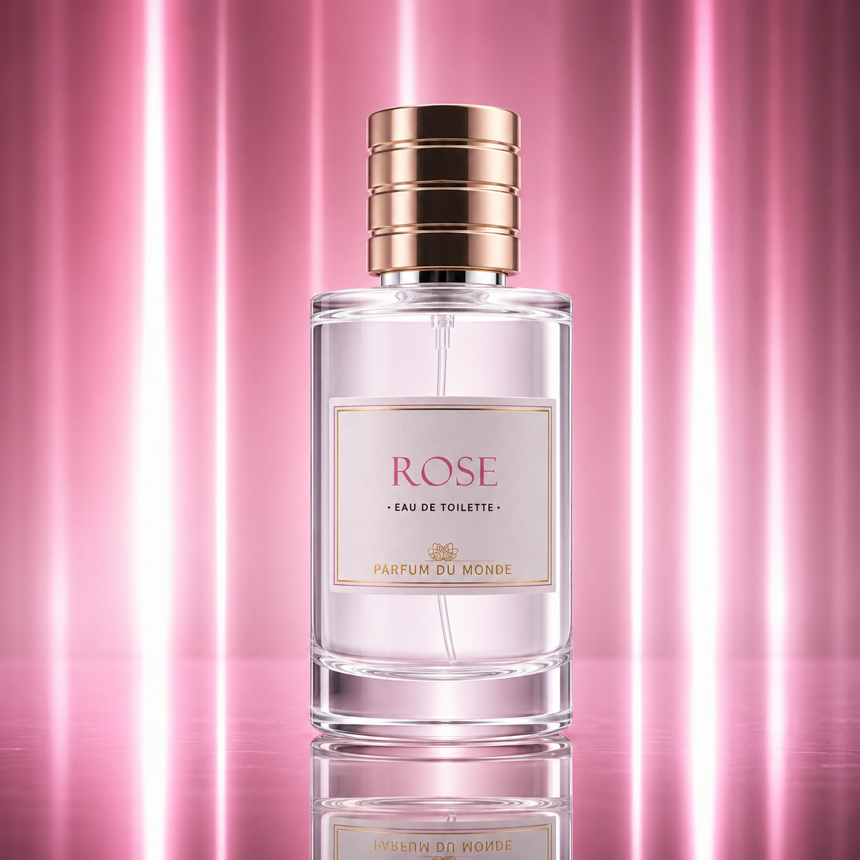 parfum du monde rose - eau de toilette - ispirato a rose musk (montale) 100 ml