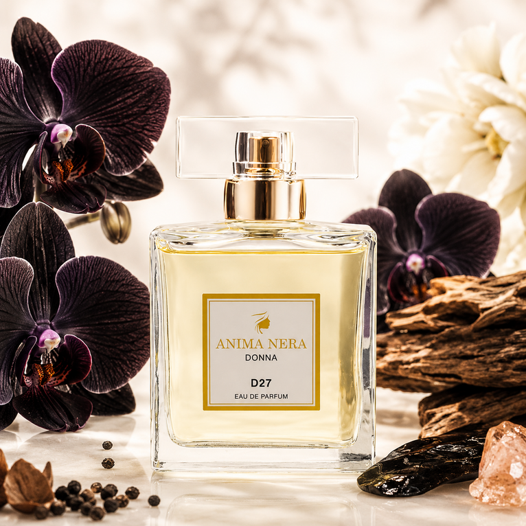 anima nera parfum d27 - essenza 30% - ispirato a black orchid (tom ford) 100 ml