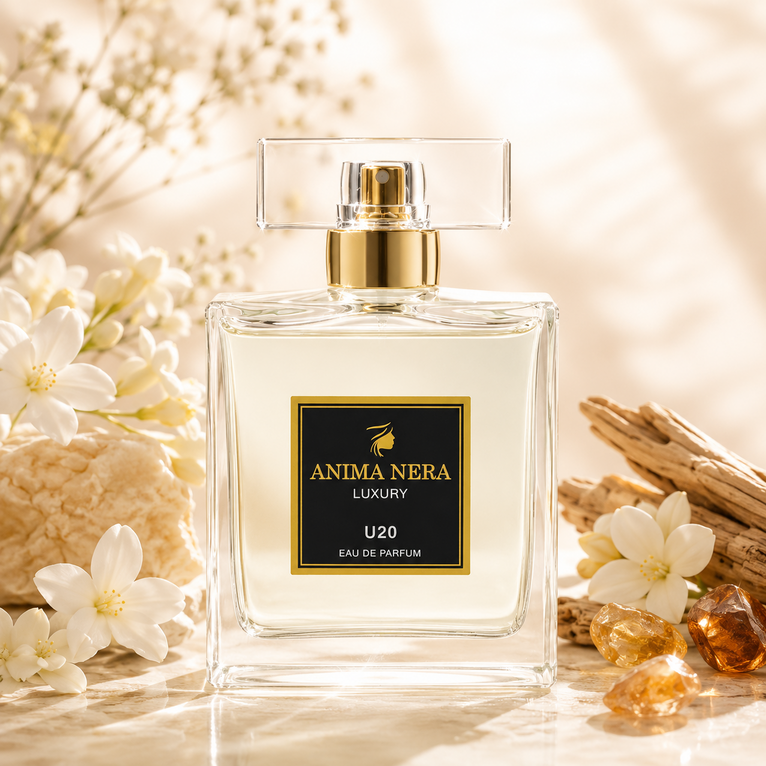 anima nera parfum u20 - essenza 30% - ispirato a baccarat rouge (maison francis kurkdjiian) 100 ml