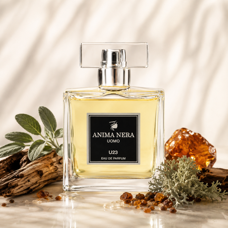 anima nera parfum u23 - essenza 30% - ispirato a bleu de chanel (chanel) 100 ml